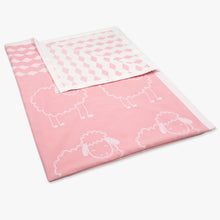 Load image into Gallery viewer, Baa...Baa...Pink Sheep - Organic Dohar (Day Blanket) - Oranges and Lemons
