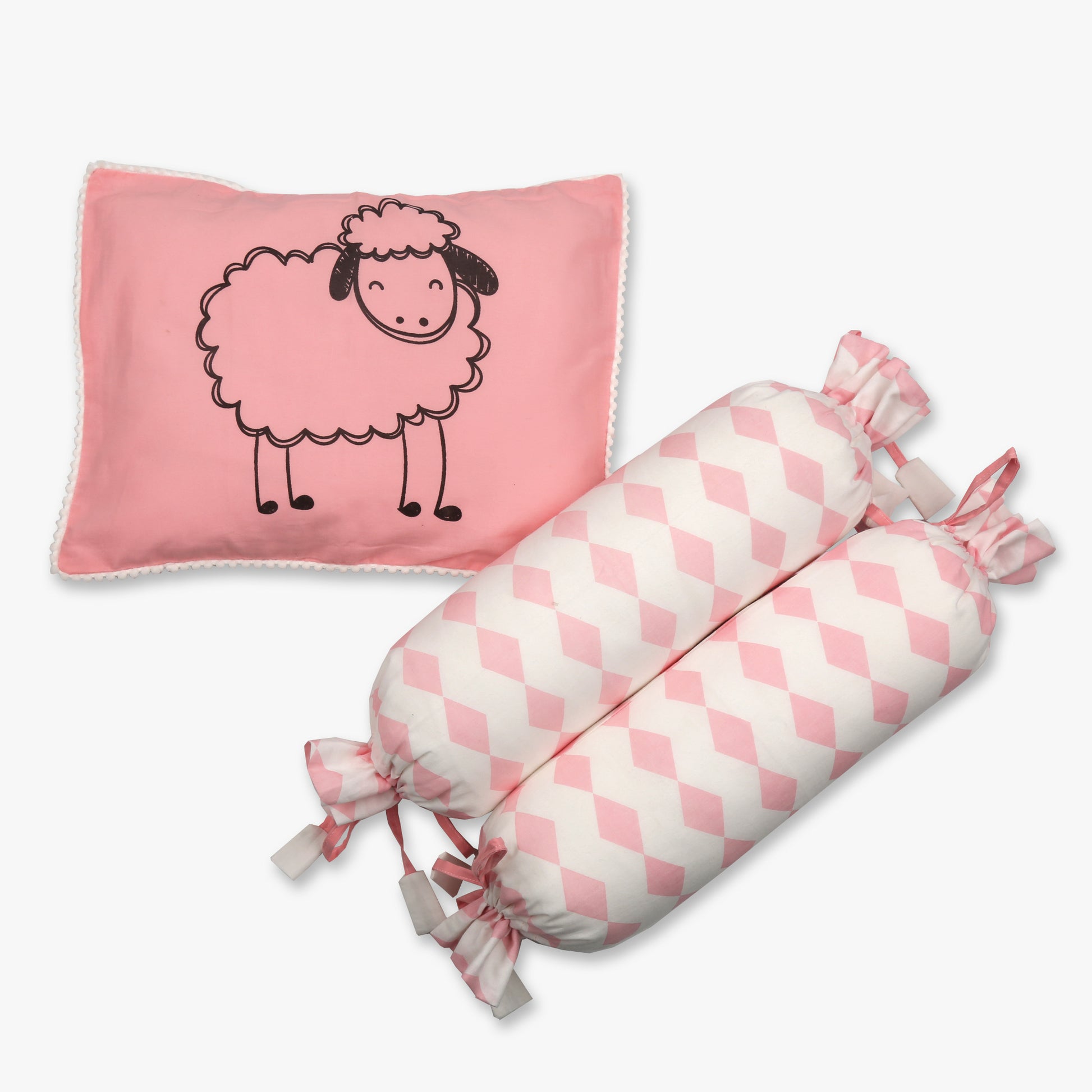 Pillow and Bolster set  - Oranges and Lemons