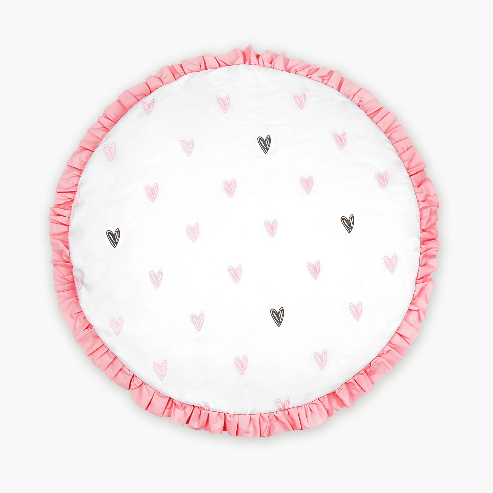 Little Hearts - Organic Playmat - Oranges and Lemons