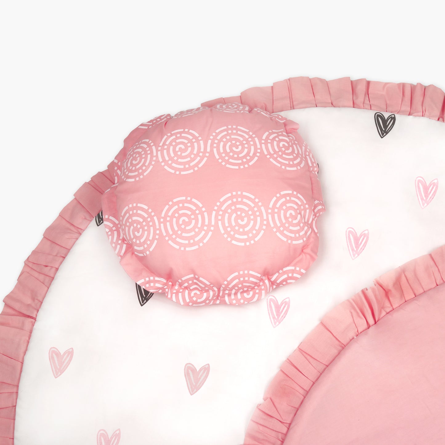 Little Hearts - Organic Playmat - Oranges and Lemons
