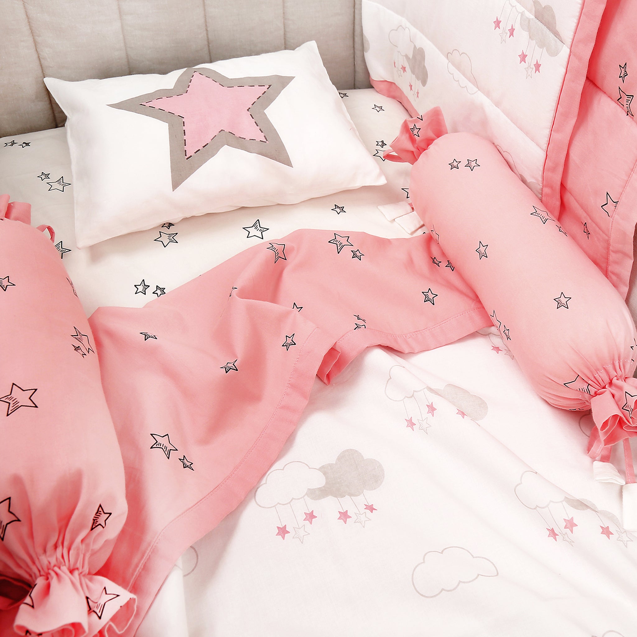 Starry Night Organic Cot Bedding Set