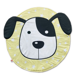 Pawfect Puppy (Yellow) - Organic Playmat - Oranges and Lemons